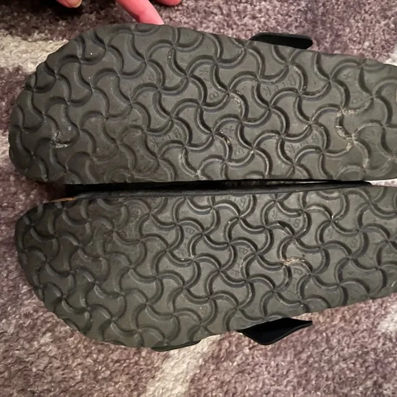 Birkenstock Black Oiled Leather Arizona size 10 (41) - Picture 5 of 5